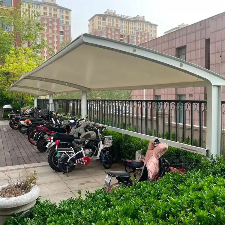 呼玛县膜结构电动车棚